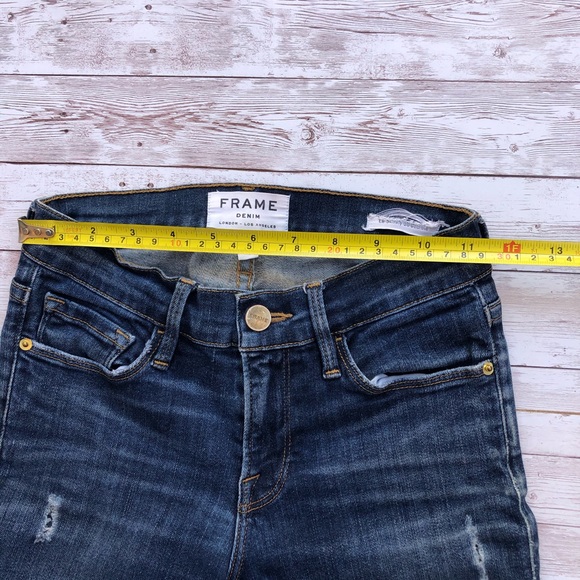 Frame Denim Jeans Le Skinny the Jeanne Sz 25 - Picture 6 of 11